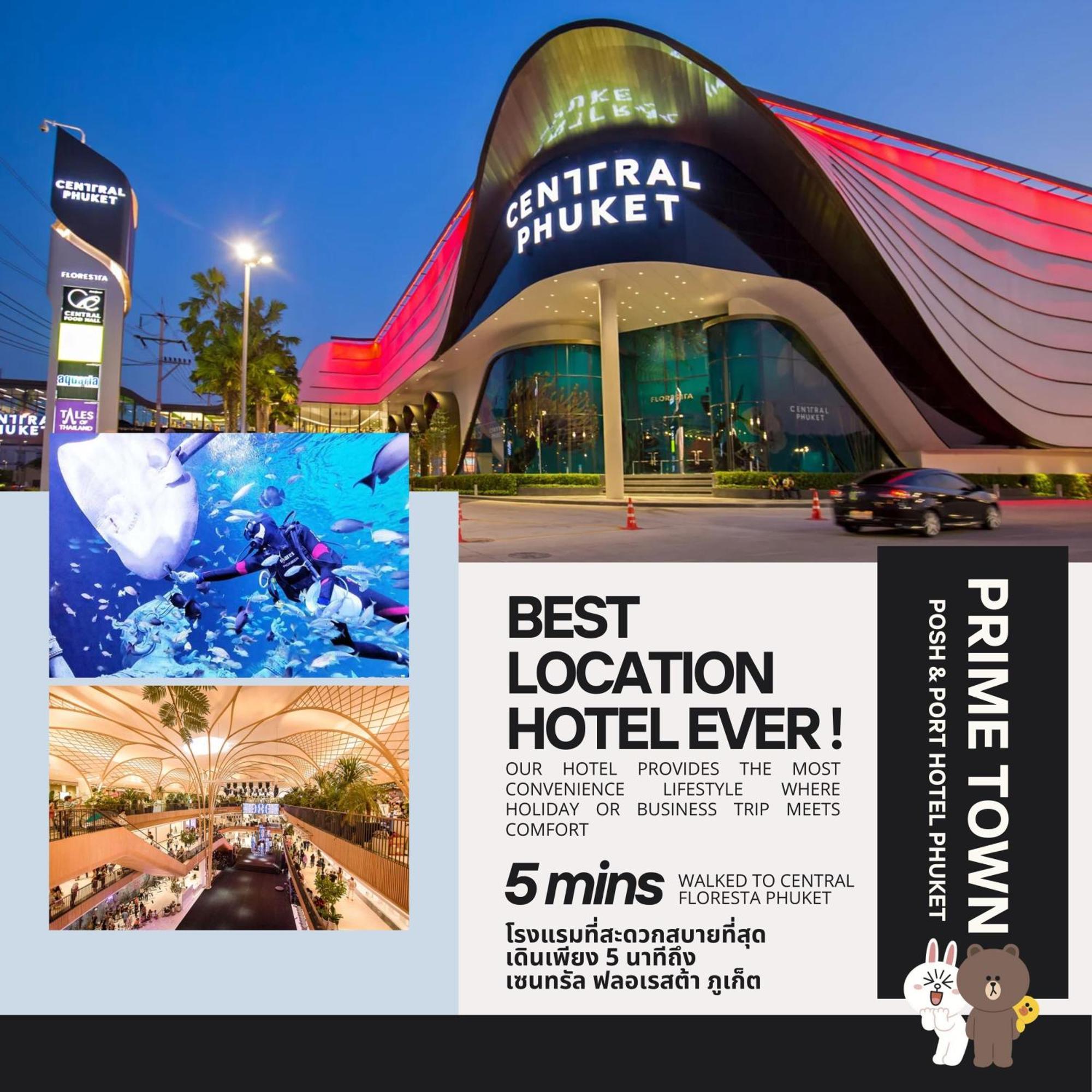 Prime Town - Posh & Port Hotel Phuket Exterior foto